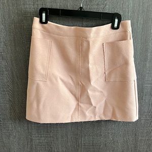 Blush Topshop mini skirt